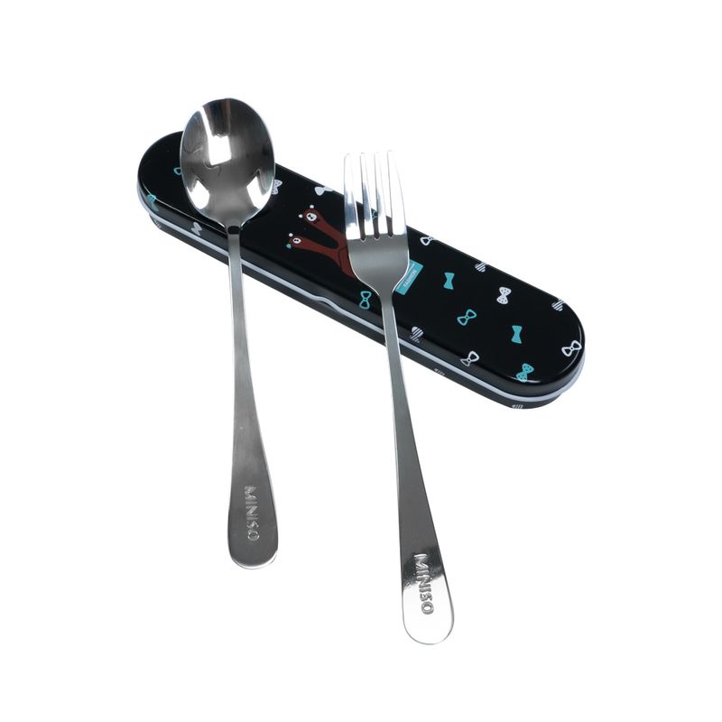 Set-De-cubiertos-cuchara-y-tenedor-de-Acero-Inoxidable-Con-Estuche-met-lico-negro-2-16