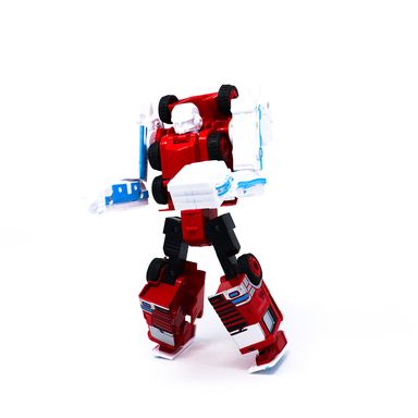 Juguete Vehículo Transformable - Grúa Miniso Plástico Rojo