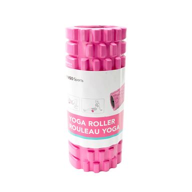 Rodillo de Espuma para Relajación - Rosa/Rojo Fitness PVC Rosa