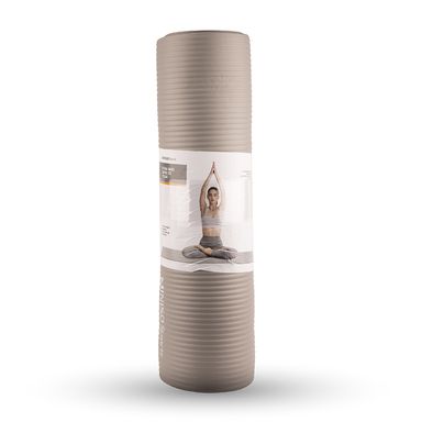 MAT DE YOGA - 10 MM - GRIS