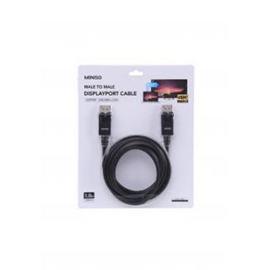 Mini Cable Displayport Hembra A Hembra Negro 18M