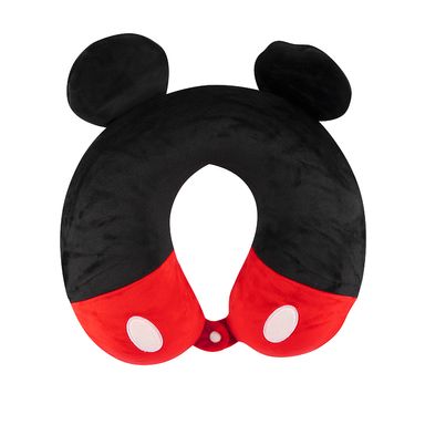 Almohada para Cuello con Orejas DISNEY Mickey Mouse Memory Foam Negro 34.2X32.4X9.8 cm