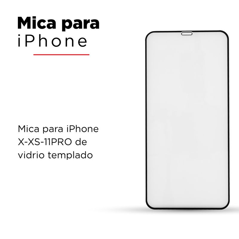 Mica Cristal Templado 5d Para iPhone 7 8 Plus X Xr Xs Max