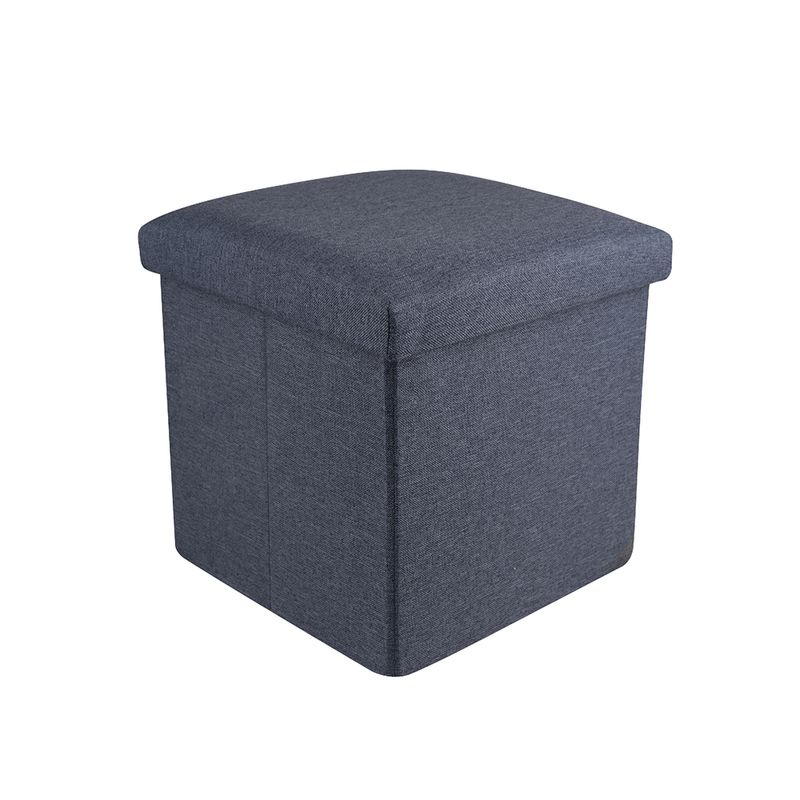 Taburete-de-Almacenamiento-Cuadrado-Lino-Azul-30x30x30-cm-1-8492