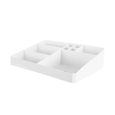 Organizador Para Cosméticos Con Compartimentos Blanco