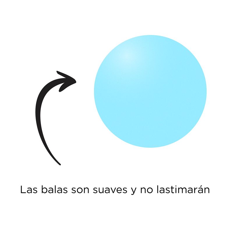 Pistola-De-Juguete-Bala-Suave-12-Bolas-con-vasos-azul-7-1983