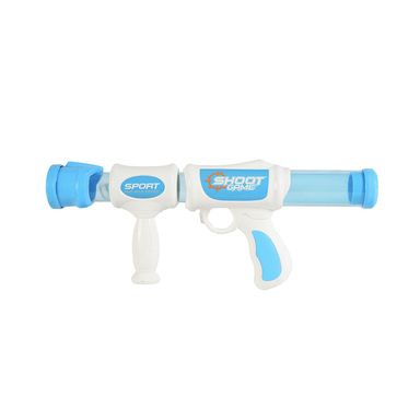Pistola De Juguete Bala Suave 12 Bolas, con vasos, azul