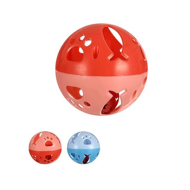 Juguete Bell Ball Para Mascota Pelota Con Cascabel Plástico