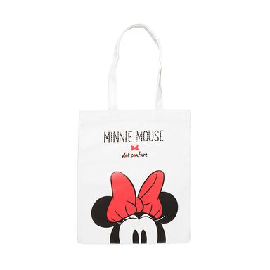 Bolsa Para Compras Disney Minnie Mouse Blanco 11X12X18.5cm