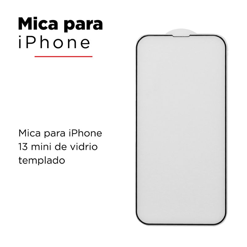 Protector Pantalla Mica Vidrio Templado iPhone 13, Mini, Pro , Pro Max