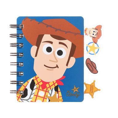 Libreta En Espiral Con Marcapaginas A7 Toy Story Collection De Woody 70 Hojas-Disney TOY STORY Woody Rayas Azul 70 Hojas