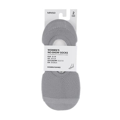 Calcetines Cortos Para Mujer Mixto 2 Pares Miniso