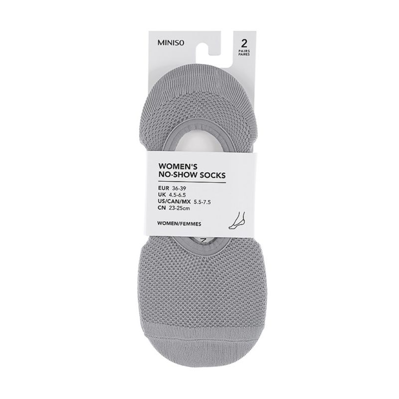 Calcetines-Cortos-Para-Mujer-Mixto-2-Pares-Miniso-1-9565