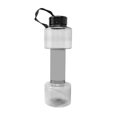 Botella De Agua En Forma De Pesa MINISO Plástico Gris 700 ml