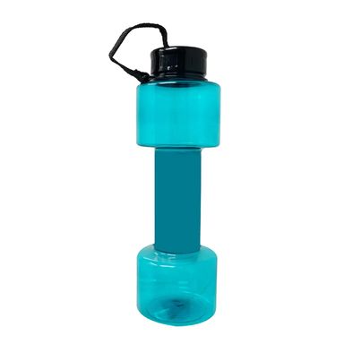 Botella De Agua En Forma De Pesa MINISO Plástico Azul 700 ml