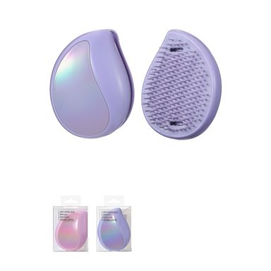 Cepillo Desenredante Con Clip Colorido Illusion Collection Miniso Multicolor