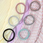 Banda-Elastica-Basica-De-Alambre-Plateado-Estilo-Simple-Dise-o-Mixto-Miniso-5-9960