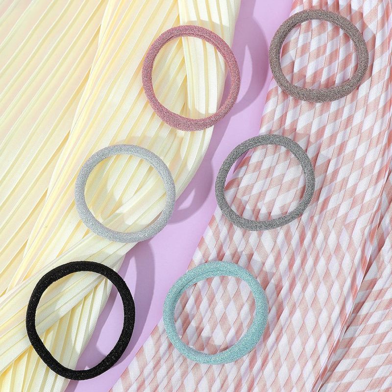 Banda-Elastica-Basica-De-Alambre-Plateado-Estilo-Simple-Dise-o-Mixto-Miniso-5-9960