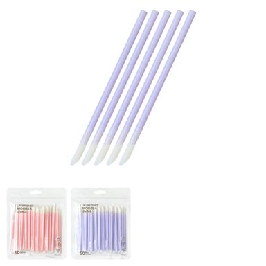 Cepillos Labiales Portatiles Con Paquete Individual 50 Pzas Diseños Mixtos Miniso
