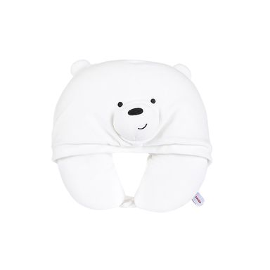 Almohada Para Viaje Con Capucha Polar - We Bare Bears We Bare Bears Polar 31x31 cm