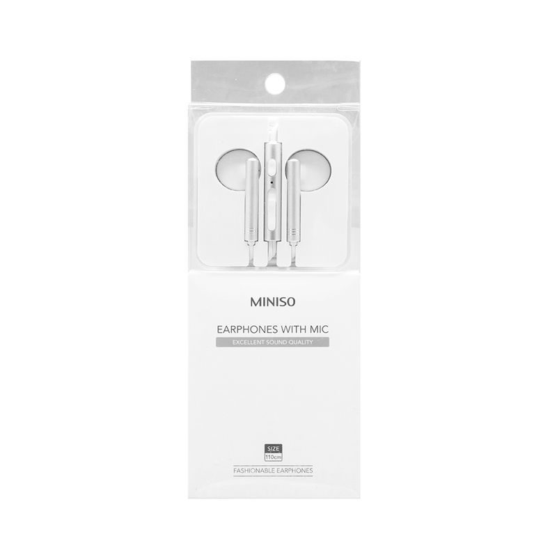 Audifonos De Cable 1318, Blanco, 1.1M