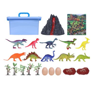 Set De Dinosaurios Miniso Plástico 22 Piezas