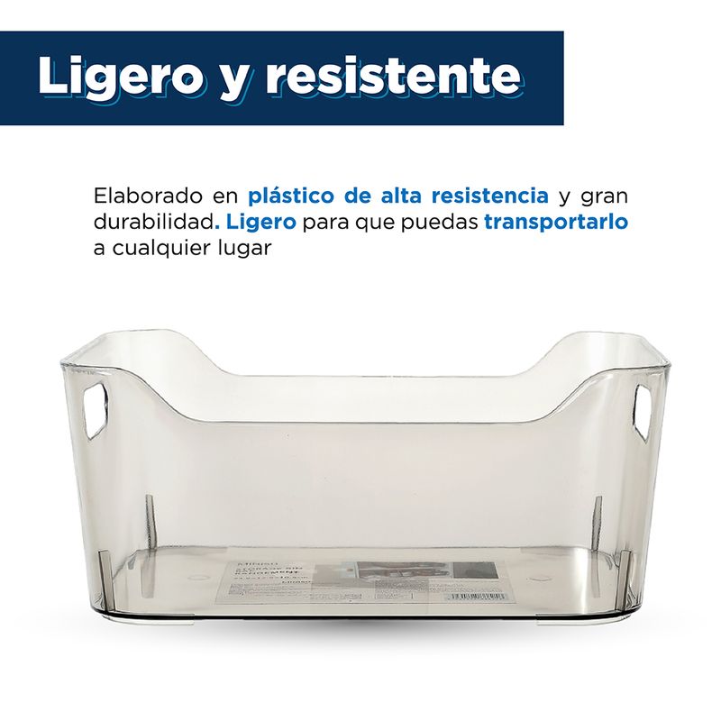Organizador-De-Pl-stico-Transparent-Series-Miniso-Gris-S-3-10492