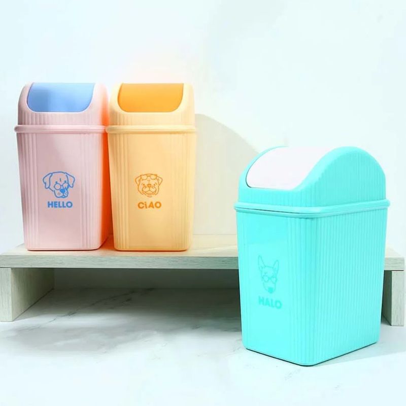 Organizador-De-Plastico-Para-Escritorio-Con-Tapa-Estampado-De-Perro-Colores-Mixtos-MINISO-2-10076