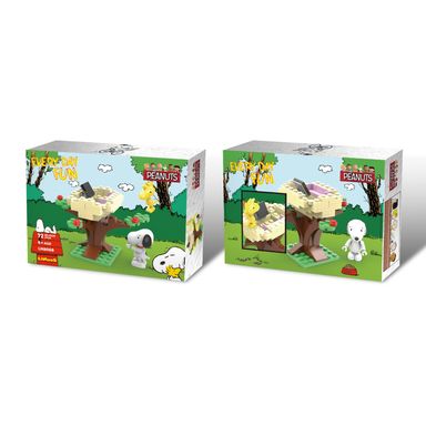 Bloques De Construccion Snoopy 72 piezas