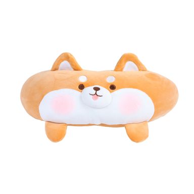 Cojin De Shiba Inu Cartoon Series Miniso Shiba Inu Tipo Banco Felpa Café