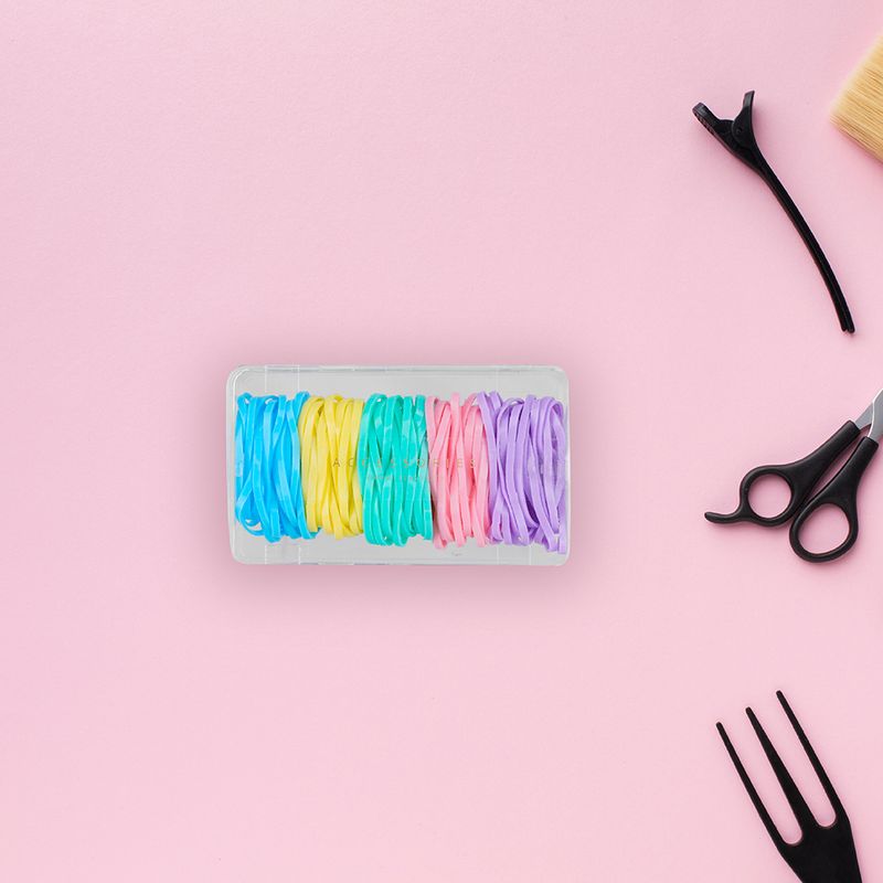 Paquete-De-Ligas-Grandes-Para-El-Cabello-Con-Estuche-Multicolor-100-Pzas-100-Piezas-4-3209