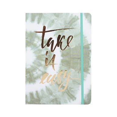 Libreta Rayas Verde 24.7x17.1 cm 96 Hojas