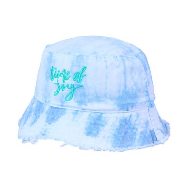 Sombrero De Copa Para Mujer 100% Algodón Azul Unitalla