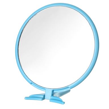 Espejo De Mano Plegable Plástico Azul 12.5x19 cm