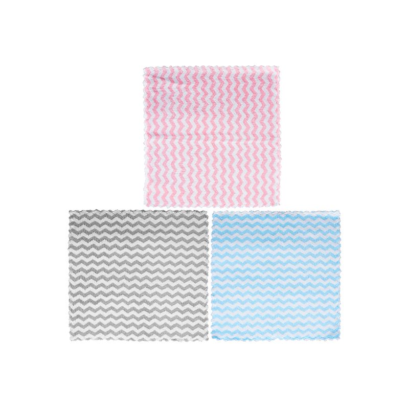Toallas-De-Limpieza-De-Rayas-Onduladas-MINISO-Gris-Azul-Rosa-30x30-cm-3-Piezas-1-10912