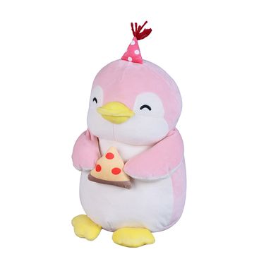 Pingüino Rosa De Peluche Miniso Pizza