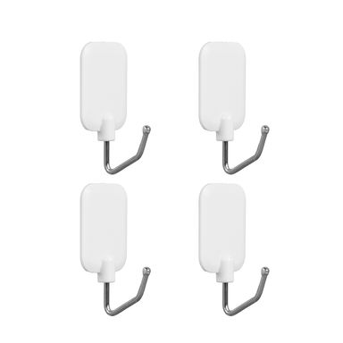 Ganchos Adhesivos Cuadrados Simples 2 kg 4 Piezas