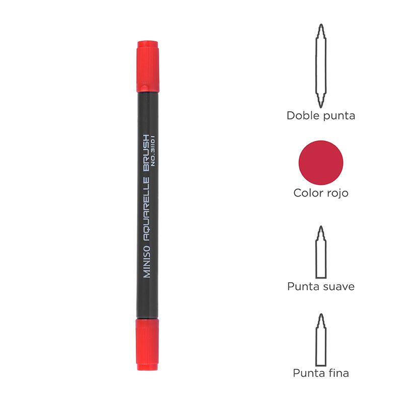PLUM-N-ACUARELA-DOBLE-PUNTA-ROJO-16-8-1-2-CM-MINISO-3-6909