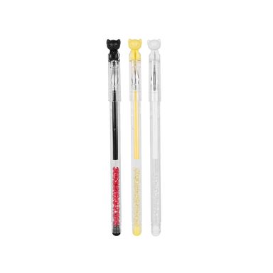 Pluma De Gel Da-528 02 Mm Gatitos Gel De Colores 3 Piezas