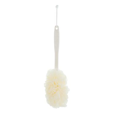 Esponja De Baño Con Mango Blanco