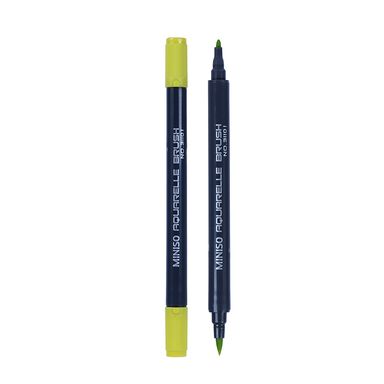 Plumon A Base De Agua Doble Punta Amarillo Limon 168*12Cm