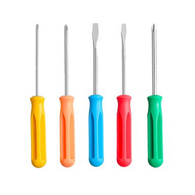 Set de Desarmadores Coloridos 5 piezas