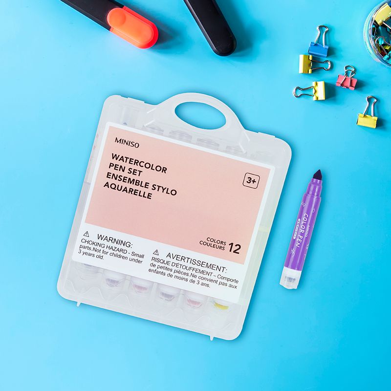 PAQUETE-DE-PLUMONES-ACUARELABLES-CON-SELLO-72-6-12-CM-12-COLORES-MINISO-4-7020