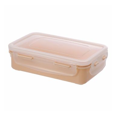 Contenedor Hermético para Comida Rectangular Beige MINISO