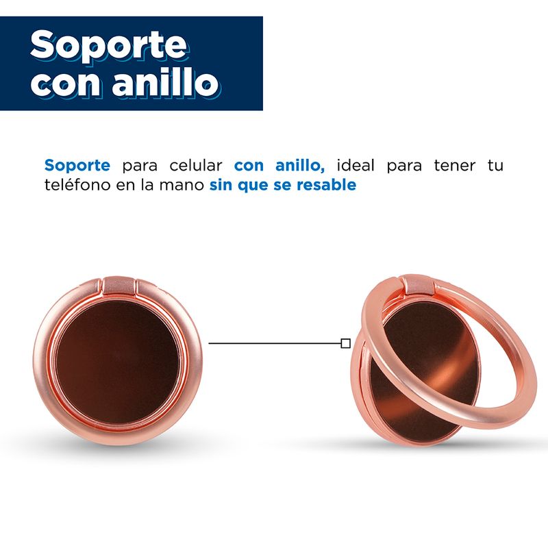 Soporte de Anillo, Soporte de Anillo para Teléfono, 5 PCS Soporte de Anillo  de Teléfono Celular Ajustable, Soporte de Anillo Soporte de Anillo para  Teléfono Celular, Soporte de Anillo Soporte de Anillo