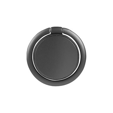 Soporte Redondo Para Celular Tipo Anillo Metálico Negro