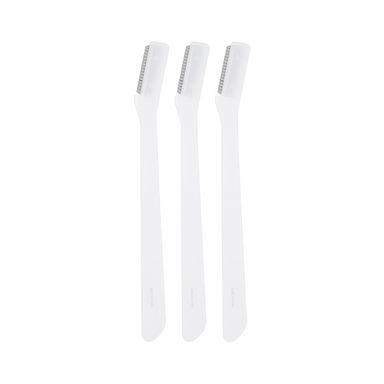 Paquete De Navajas Para  Cejas Blanco  Perfiladoras De Ceja, 3 Piezas