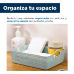 Cesto-Pl-stico-para-Almacenamiento-con-Mango-Trenzado-Pl-stico-Azul-24x18-5x10-3-cm-5-8589