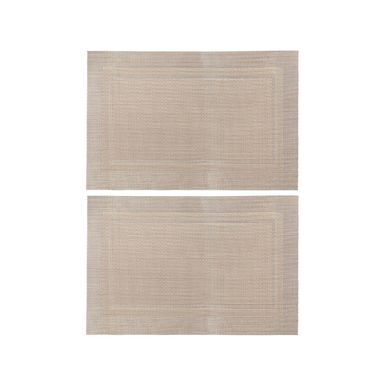 Set de Manteles Rectangulares Café 31.1X4.4X3.7 cm 2 Piezas
