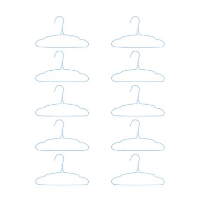 Paquete De Ganchos Para Ropa De Niño -  Azul - 10 Piezas